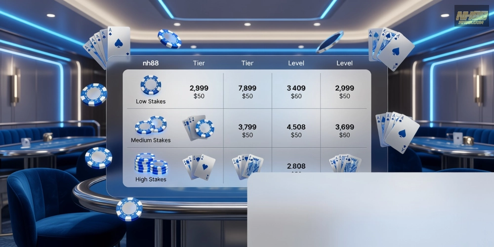 Bảng giá chi tiết các gói baccarat live casino nh88 cập nhật năm 2025 với ưu đãi hấp dẫn