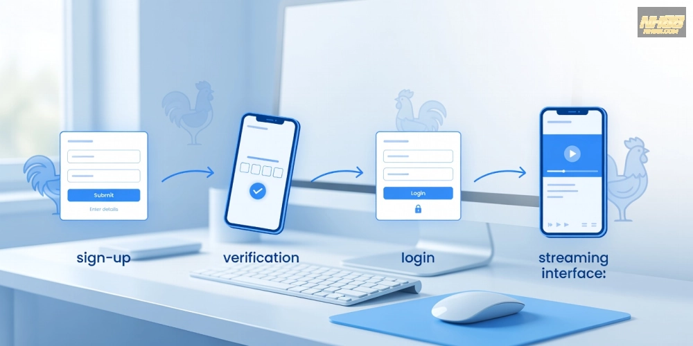 Hướng dẫn từng bước đăng ký tài khoản xem đá gà trực tiếp nh88 an toàn và nhanh chóng