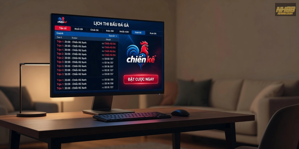 Giao diện trang web đá gà trực tiếp hàng đầu năm 2025 với các trận đấu nổi bật