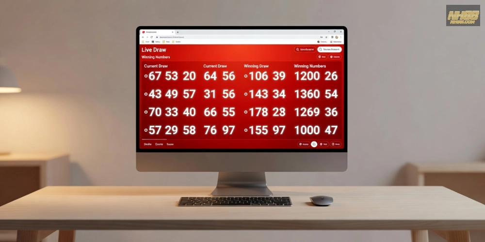 Giao diện trang web hiển thị kết quả xổ số nhanh nh88 với tốc độ cao và thiết kế hiện đại